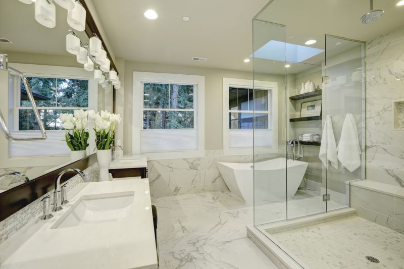 Walk-In Shower with Glass Doors